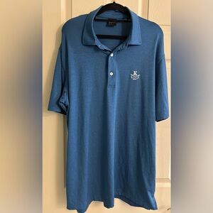 Knickerbocker Country Club Dunning Golf Men's Classic Blue Striped Polo